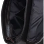 Чоловіча сумка планшет Borsa Leather темно-коричнева (k10013-brown): Застібка Блискавка
