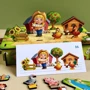 Игра с карточками Ubee "Панорама: ферма" (ПСФ130)