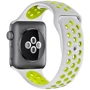 Аксесуар для Watch COTEetCI W12 Nike Band Silver/Volt (WH5216-TS-YL) for Apple Watch 38/40/41mm