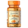 Puritan's Pride Vitamin C with bioflavonoids And rose hips Витамин C с биофлавоноидами и шиповником 500 mg 30 каплет