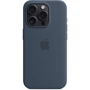 Чохол для iPhone Apple iPhone 15 Pro Silicone Case з MagSafe - Storm Blue (MT1D3ZM/A): Тип чохла накладка на заднюю часть