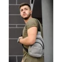 Чоловіча сумка-слінг Sambag Brooklyn сіра (83111060m): Стать Мужской