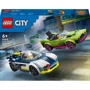 Конструктор LEGO City Преследование маслкара на полицейском автомобиле 213 деталей (60415)