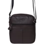 Мужская сумка через плечо Borsa Leather коричневая (K11031-dark brown)