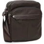 Мужская сумка через плечо Borsa Leather коричневая (K10082-brown): Фактура Матовая, Зернистая