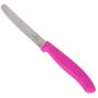 Victorinox (6.7836.L115B) SwissClassic Tomato&Sausage 11см волн. розовый 2шт: Лезвие нержавеющая сталь