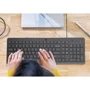 Клавіатура HP 150 USB Black (664R5AA): Тип клавіатури стандартная