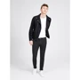 Кожаная куртка Jack & Jones 74667606 54 черная демисезон: Тип застежки На молнии