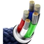 Кабель Baseus Cable USB-C to Lightning Glimmer Series Fast Charging Data 1m Blue (CADH000003) фото 5