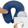 Подушка SoundSleep рогалик 30x30 см темно-синий (653590749363): Наполнитель силиконизированные полиэстеровые шарики
