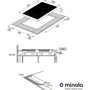 Варочная поверхность электрическая Minola MVH 3012 GBL: Рабочая поверхность стеклокерамика