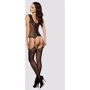 Бодистокинг Obsessive Bodystocking F221 black XL/XXL