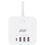 Мережевий фільтр 2E 3*USB-A, 1*USB-C, 1.5м, white (2E-ADC331WH): Тип підключення фільтра Евровилка