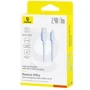 Кабель Baseus USB Cable to Lightning Silky Series 2.4A 1m Blue (P10377702313-00) фото 3