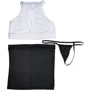 Игровой костюм Секретарша NDS 8054 White/Black M/L (23590)