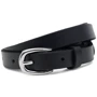 Женский ремень Borsa Leather черный (100v1genw54-black)