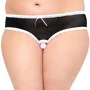 Женские стринги SoftLine String 2471 Plus Size, XXXL (black)