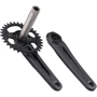 Шатуни Shimano FC-M6100-1 DEORE, інтегрована вісь, 175мм 32T 12-шв. CL-52мм без каретки (EFCM61001EXA2): Кількість зірок 1