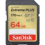 Карта пам'яті SanDisk 64GB SD Class 10 UHS-I U3 V30 Extreme PLUS (SDSDXW2-064G-GNCIN)