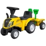 Каталка-толокар Bambi Racer трактор із причепом жовтий (658T-6)