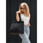 Женская сумка шоппер Sambag Shopper Tote 0RS черная (93383001): Фактура Стеганая, Матовая