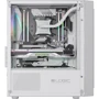 Корпус Logic concept ATOS MESH+GLASS ARGB fans 3x120mm WHITE (AM-ATOS-20-0000000-0002): Материал передней панели пластик и металл