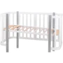 Дитяче ліжечко Babyroom Місяць 120x60 см білий - сірий (625552)
