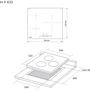 Варочная поверхность Pyramida IH P 633: Количество конфорок 3