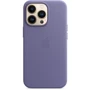 Чехол для iPhone Apple Leather Case with MagSafe Wisteria (MM1F3) for iPhone 13 Pro: Материалы кожа