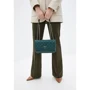 Женская сумка через плечо Guess Cessily Convertible Xbody Flap зеленая (HWEV7679210-JST): Тип Сумки