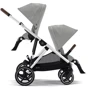 Прогулянковий візок Cybex Gazelle S SLV Stone Grey (524001289): Ширина шасі 65 см
