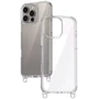 Чехол для iPhone Epic TPU Transparent with Straps Red/White for iPhone 15 Pro Max: Материалы Термополиуретан