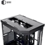 Корпус QUBE F-TANK Black (FTANK_F1BU3): Материал передней панели закаленное стекло