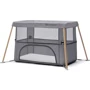 Ліжко-манеж 2 в 1 Kinderkraft Movi Grey Wooden (KCMOVI00WOD0000)