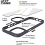 Чохол для iPhone ArmorStandart Unit Case Black для iPhone 14 Pro Max (ARM62484): Матеріали поликарбонат и полиуретан