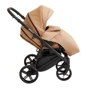 Універсальна коляска 2 в 1 Broco Miracle Black 9023-BMB-06, бежевий фото 9