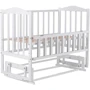 Дитяче ліжечко Babyroom Зайченя маятник ZL-201 біле (624700)