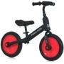 Детский велосипед-беговел 2в1 Prof1 Kids черный с красным (MBB 1012-3)