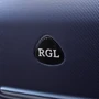 Чемодан Rogal S темно-синий (RGL720S-dark-blue-orange): Фактура Матовая
