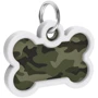 Адресник металевий WAUDOG Smart ID з QR паспортом малюнок Камо зелений Д 40х28 мм (0640-0205): Призначення Для всех пород