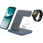 Зарядное устройство Canyon Wireless Charger WS-303 3in1 15W Dark Gray (CNS-WCS303DG) for iPhone, Apple Watch and Apple AirPods: Сила тока 2.4А и более