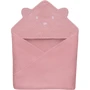 Рушник із капюшоном Lionelo Muslin Hooded Towel Pink Baby (LO-MUSLIN HOODED TOWEL PINK BABY)