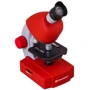 Микроскоп Bresser Junior 40x-640x Red с набором для опытов и адаптером для смартфона (8851300E8G000): Особенности С набором, С подсветкой