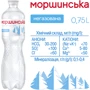 Вода Моршинська минеральная природная столовая негазированная 12х0.75 л (DS48200170006591): Вид Вода