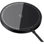 Зарядное устройство Baseus Wireless Charger MagSafe Simple Mini3 Magnetic 15W Black (CCJJ040001) for iPhone 16 I 15 I 14 I 13 I 12 series: Особенности MagSafe