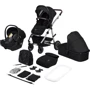 Универсальная коляска 3 в 1 Lionelo Amber Black Silver (LO-AMBER 3IN1 BLACK SILVER): Количество блоков 3