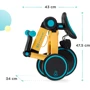Трехколесный велосипед беговел  3 в 1 Kinderkraft 4TRIKE Primrose Yellow (KR4TRI00YEL0000) фото 7