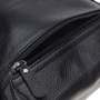 Мужская сумка планшет Borsa Leather черная (1t8870-black): Фактура Матовая, Зернистая
