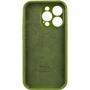 Чехол для iPhone Mobile Case Silicone Case Full Camera Protective Dark Olive for iPhone 15 Pro Max: Тип чехла накладка на заднюю часть