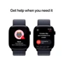 Apple Watch Series 10 46mm GPS Jet Black Aluminum Case with Ink Sport Loop (MWWR3QH/A) UA фото 6